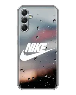 Чехол для Samsung Galaxy A34 с картинкой «Nike в стиле ретро»
