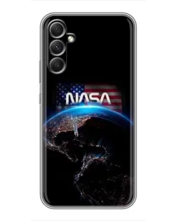Чехол для Samsung Galaxy A34 с картинкой «Земля из космоса NASA» Чехол для Samsung Galaxy A34 с картинкой «Земля из космоса NASA»