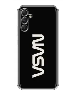 Чехол для Samsung Galaxy A34 с картинкой «NASA — вертикальный логотип» Чехол для Samsung Galaxy A34 с картинкой «NASA — вертикальный логотип»