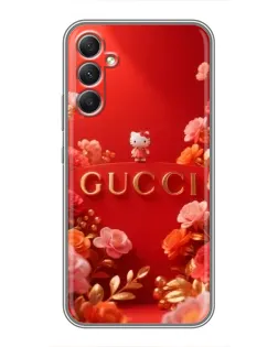 Чехол для Samsung Galaxy A34 с картинкой «Gucci — золотой сад»
