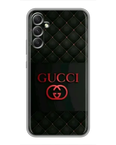 Чехол для Samsung Galaxy A34 с картинкой «Gucci — стеганый черный»