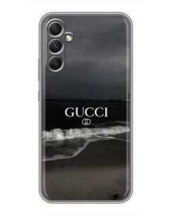 Чехол для Samsung Galaxy A34 с картинкой «Gucci — морской прибой»