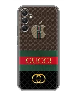 Чехол для Samsung Galaxy A34 с картинкой «Gucci — брендированный десерт»