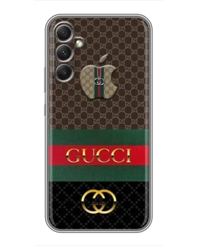 Чехол для Samsung Galaxy A34 с картинкой «Gucci — брендированный десерт»