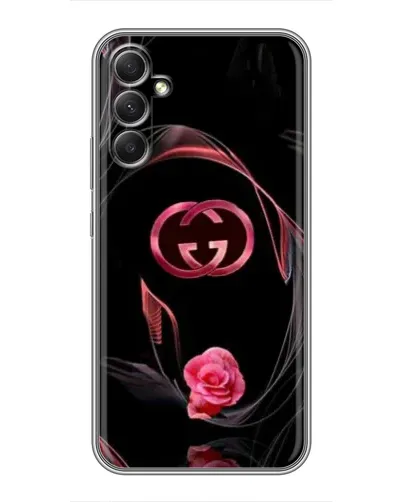 Чехол для Samsung Galaxy A34 с картинкой «Gucci — неоновая роза»