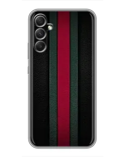 Чехол для Samsung Galaxy A34 с картинкой «Gucci — неоновая линия»
