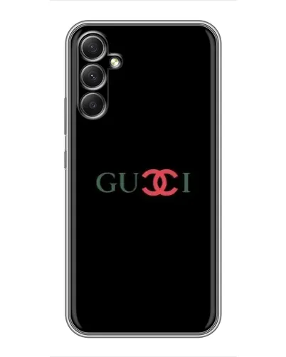 Чехол для Samsung Galaxy A34 с картинкой «Gucci — красный градиент»