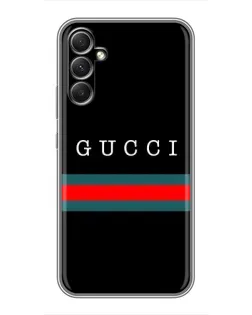 Чехол для Samsung Galaxy A34 с картинкой «Gucci — красный пояс»