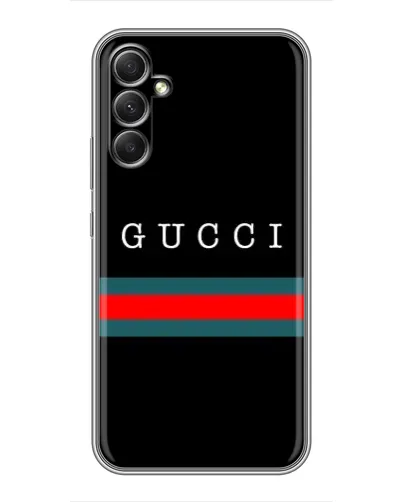 Чехол для Samsung Galaxy A34 с картинкой «Gucci — красный пояс»