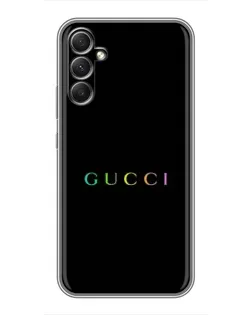 Чехол для Samsung Galaxy A34 с картинкой «Gucci — неоновый минимализм» Чехол для Samsung Galaxy A34 с картинкой «Gucci — неоновый минимализм»