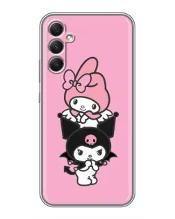 Чохол для Samsung Galaxy A34 з картинкою «My Melody та Kuromi» Чохол для Samsung Galaxy A34 з картинкою «My Melody та Kuromi»