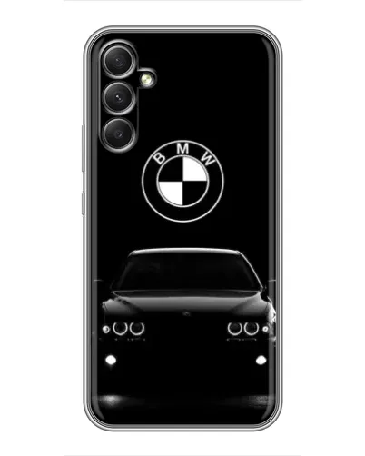 Чехол для Samsung Galaxy A34 с картинкой «BMW — взгляд из темноты»