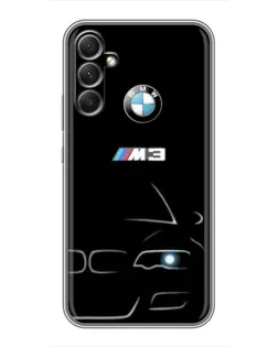 Чехол для Samsung Galaxy A34 с картинкой «Минималистичный принт BMW M3» Чехол для Samsung Galaxy A34 с картинкой «Минималистичный принт BMW M3»