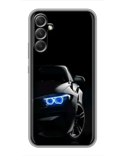 Чехол для Samsung Galaxy A34 с картинкой «BMW — ночной взгляд» Чехол для Samsung Galaxy A34 с картинкой «BMW — ночной взгляд»