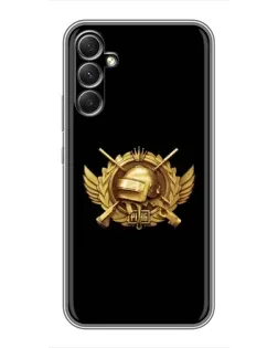 Чехол для Samsung Galaxy A34 с картинкой «PUBG — оранжевый градиент» Чехол для Samsung Galaxy A34 с картинкой «PUBG — оранжевый градиент»