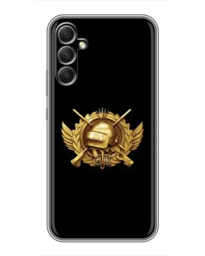 Чехол для Samsung Galaxy A34 с картинкой «PUBG — оранжевый градиент» Чехол для Samsung Galaxy A34 с картинкой «PUBG — оранжевый градиент»