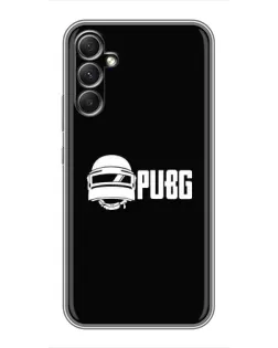 Чехол для Samsung Galaxy A34 с картинкой «PUBG — классический лого»