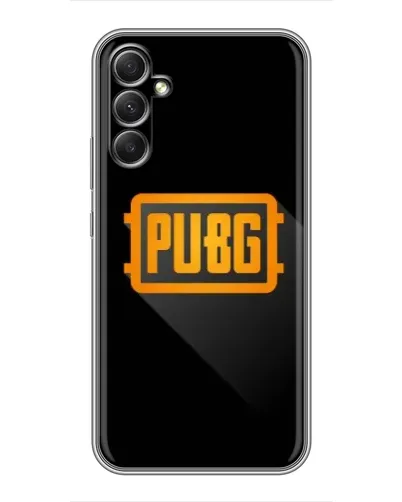 Чехол для Samsung Galaxy A34 с картинкой «PUBG — рамка лого» Чехол для Samsung Galaxy A34 с картинкой «PUBG — рамка лого»