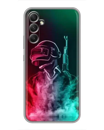 Чехол для Samsung Galaxy A34 с картинкой «PUBG — огненный воин» Чехол для Samsung Galaxy A34 с картинкой «PUBG — огненный воин»