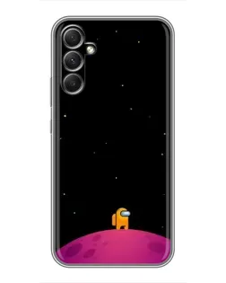 Чехол для Samsung Galaxy A34 с картинкой «Одинокий герой на планете» Чехол для Samsung Galaxy A34 с картинкой «Одинокий герой на планете»