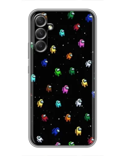 Чехол для Samsung Galaxy A34 с картинкой «Экипаж Among Us» Чехол для Samsung Galaxy A34 с картинкой «Экипаж Among Us»
