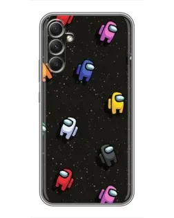 Чехол для Samsung Galaxy A34 с картинкой «Космический паттерн Among Us» Чехол для Samsung Galaxy A34 с картинкой «Космический паттерн Among Us»
