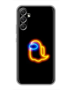 Чехол для Samsung Galaxy A34 с картинкой «Among Us неоновое сияние» Чехол для Samsung Galaxy A34 с картинкой «Among Us неоновое сияние»
