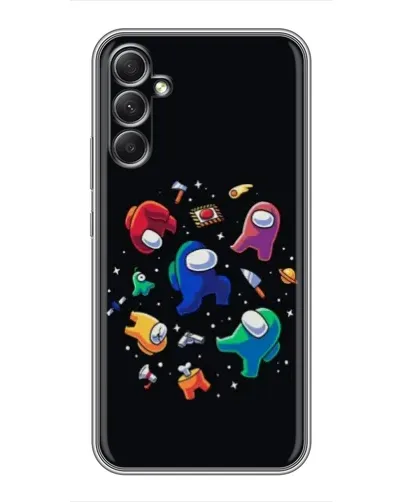 Чехол для Samsung Galaxy A34 с картинкой «Among Us космос» Чехол для Samsung Galaxy A34 с картинкой «Among Us космос»