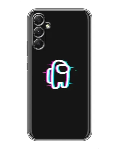 Чехол для Samsung Galaxy A34 с картинкой «Among Us неон» Чехол для Samsung Galaxy A34 с картинкой «Among Us неон»