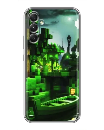 Чехол для Samsung Galaxy A34 с картинкой «Minecraft лесной пейзаж» Чехол для Samsung Galaxy A34 с картинкой «Minecraft лесной пейзаж»