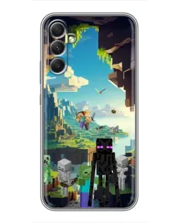 Чехол для Samsung Galaxy A34 с картинкой «Эндермен в лесу» Чехол для Samsung Galaxy A34 с картинкой «Эндермен в лесу»