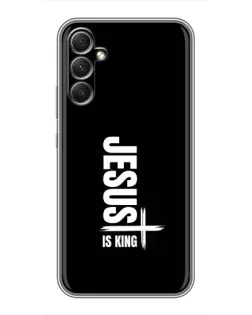 Чехол для Samsung Galaxy A34 с картинкой «Вертикаль веры Jesus»