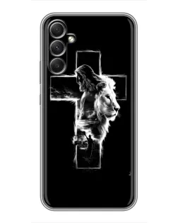 Чехол для Samsung Galaxy A34 с картинкой «Сияющий крест Jesus» Чехол для Samsung Galaxy A34 с картинкой «Сияющий крест Jesus»