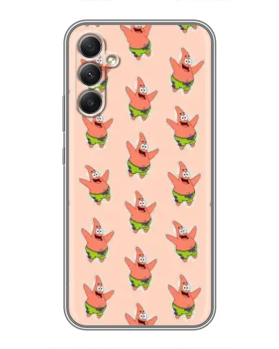 Чехол для Samsung Galaxy A34 с картинкой «Патрик Стар паттерн» Чехол для Samsung Galaxy A34 с картинкой «Патрик Стар паттерн»