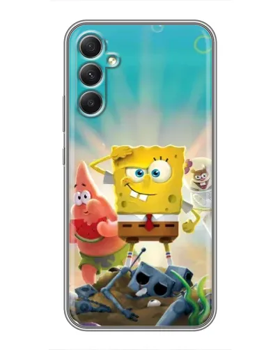 Чехол для Samsung Galaxy A34 с картинкой «Спанч Боб победитель» Чехол для Samsung Galaxy A34 с картинкой «Спанч Боб победитель»
