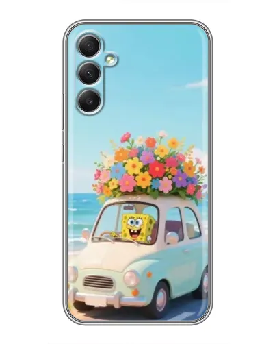 Чехол для Samsung Galaxy A34 с картинкой «Автомобильное путешествие» Чехол для Samsung Galaxy A34 с картинкой «Автомобильное путешествие»