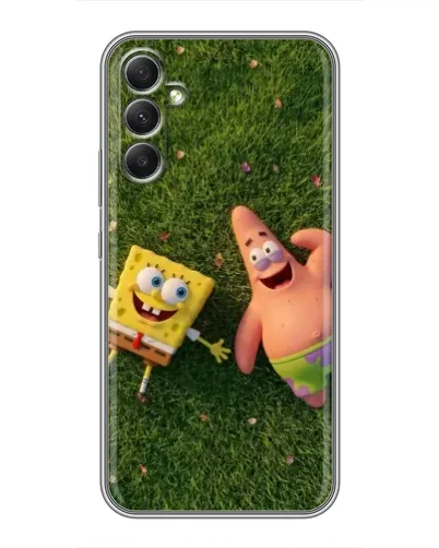 Чехол для Samsung Galaxy A34 с картинкой «Друзья на лужайке» Чехол для Samsung Galaxy A34 с картинкой «Друзья на лужайке»