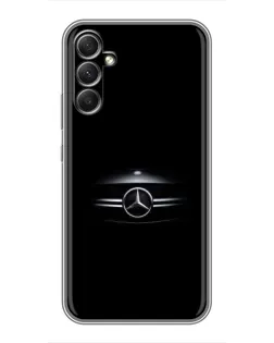 Чехол для Samsung Galaxy A34 с картинкой «Mercedes — абстрактные линии»