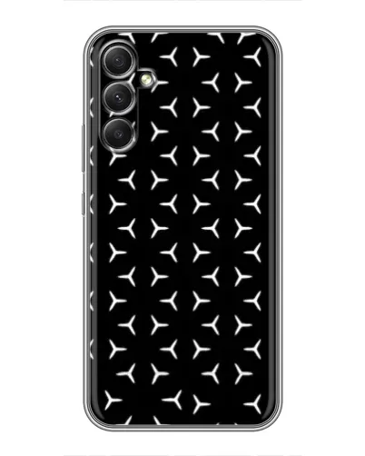 Чехол для Samsung Galaxy A34 с картинкой «Mercedes паттерн звезд» Чехол для Samsung Galaxy A34 с картинкой «Mercedes паттерн звезд»