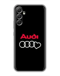 Чехол для Samsung Galaxy A34 с картинкой «Логотип Audi Heart»