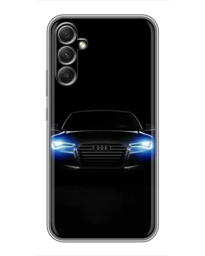 Чехол для Samsung Galaxy A34 с картинкой «Audi в неоне»