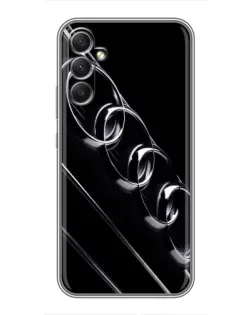 Чехол для Samsung Galaxy A34 с картинкой «Audi — абстрактные кольца»