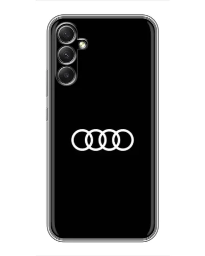 Чехол для Samsung Galaxy A34 с картинкой «Audi White Logo»