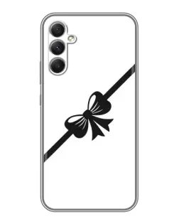 Чехол для Samsung Galaxy A34 с картинкой «Диагональный бант»