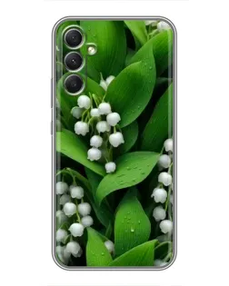 Чехол для Samsung Galaxy A34 с картинкой «Ландыши в зелени» Чехол для Samsung Galaxy A34 с картинкой «Ландыши в зелени»