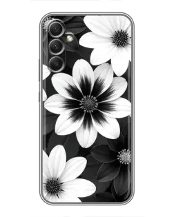 Чехол для Samsung Galaxy A34 с картинкой «Монохромные астры» Чехол для Samsung Galaxy A34 с картинкой «Монохромные астры»