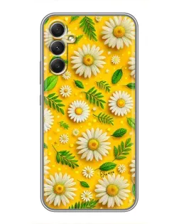 Чехол для Samsung Galaxy A34 с картинкой «Ромашковое солнце» Чехол для Samsung Galaxy A34 с картинкой «Ромашковое солнце»