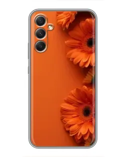Чехол для Samsung Galaxy A34 с картинкой «Оранжевые герберы» Чехол для Samsung Galaxy A34 с картинкой «Оранжевые герберы»