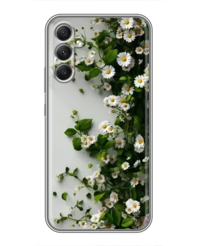Чехол для Samsung Galaxy A34 с картинкой «Ветка мелких белых цветов» Чехол для Samsung Galaxy A34 с картинкой «Ветка мелких белых цветов»
