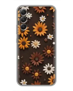 Чехол для Samsung Galaxy A34 с картинкой «Узор из маленьких подсолнухов» Чехол для Samsung Galaxy A34 с картинкой «Узор из маленьких подсолнухов»